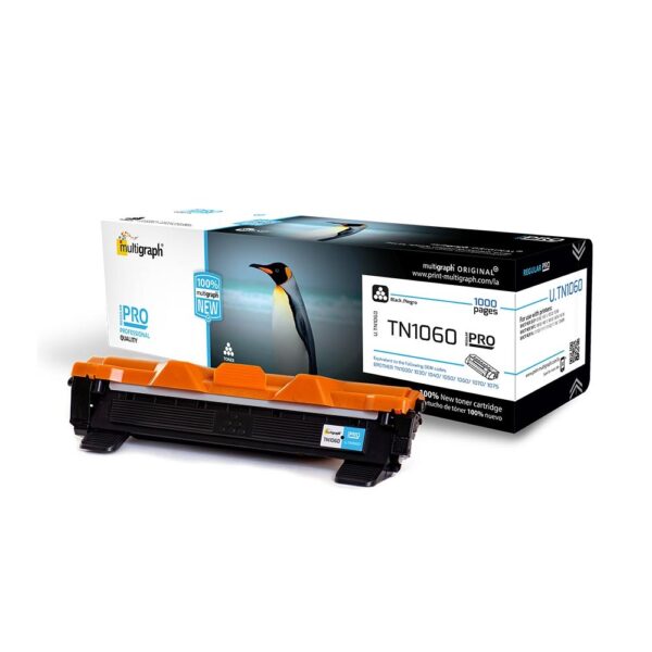 TONER MULTIGRAPH TN1060 P/BROTHER 1200/1212/1617 - Imagen 2