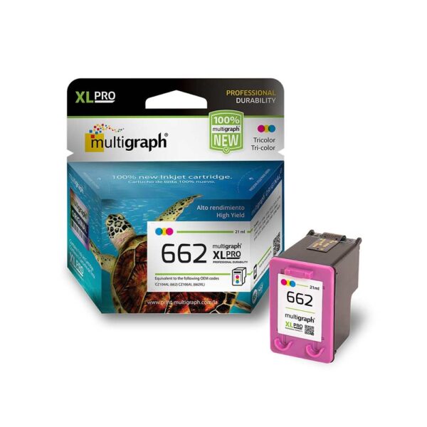 CARTUCHO MULTIGRAPH 662XL COLOR 21ML - Imagen 2