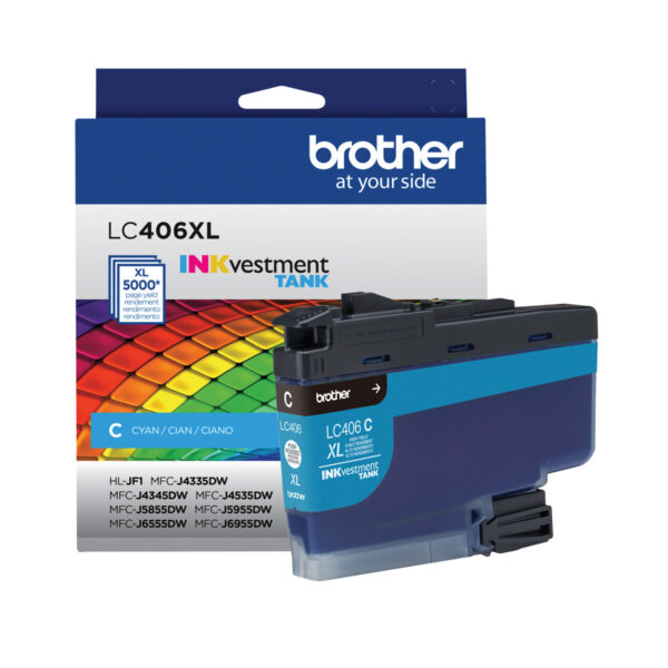 CARTUCHO BROTHER LC406XLCS CYAN (MFC-J6955)