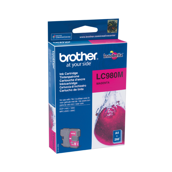 CARTUCHO BROTHER LC980M MAGENTA P/DCP-165/MFC290 - Imagen 2