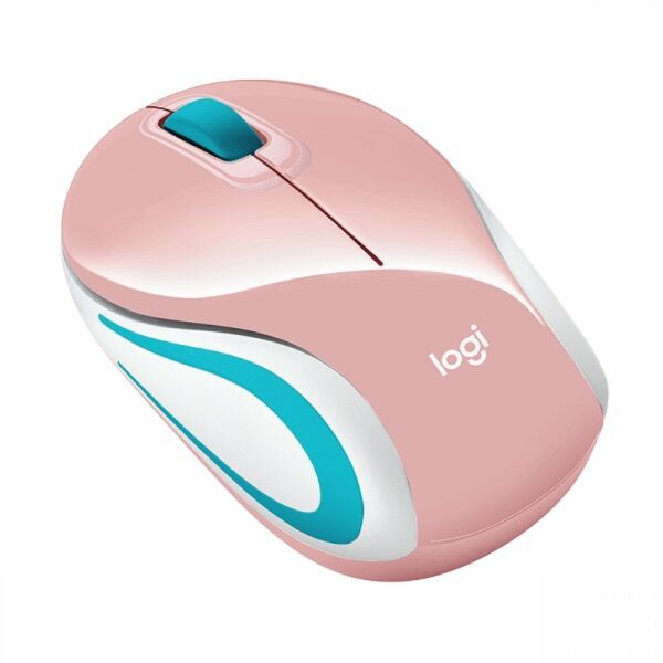 MOUSE LOGITECH M187 WIRELESS ROSA PINK - Imagen 2