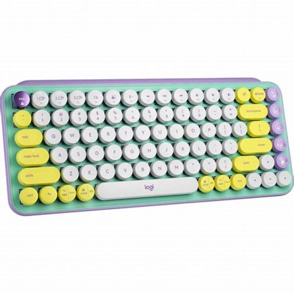 TECLADO LOGITECH POP KEYS EMOJI DAYDREAM MINT